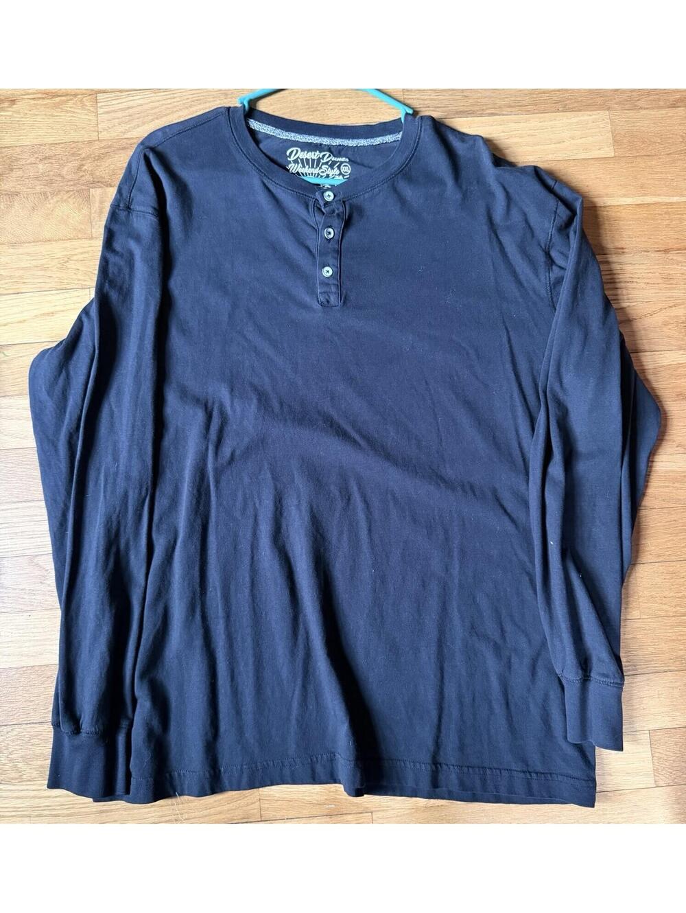 2XL - Men - Desert Dunes Long Sleeve Henley